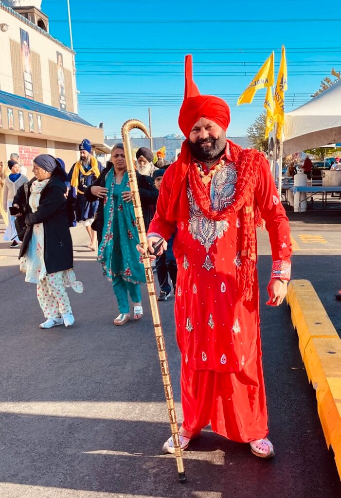 Event day information for The largest Vaisakhi Parade in the world occurs in Surrey, where approximately 500,000 people attend the annual Surrey Khalsa Day Vaisakhi Parade